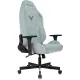 Кресло игровое Knight N1 Fabric серо-голубой Light-28 с подголов. крестов. металл. Фото товара с разных ракурсов.