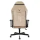 Кресло игровое Knight N1 Fabric бежевый Light-21 с подголов. крестов. металл. Фото товара с разных ракурсов.